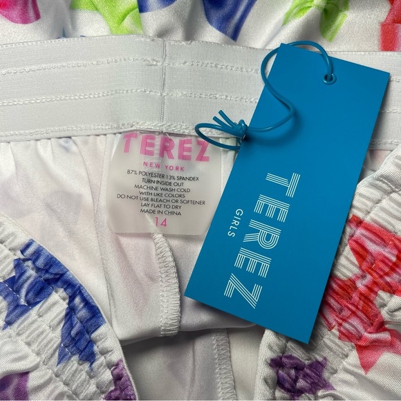 NWT TEREZ Cute Fancy Bows Shorts for Sleep or Comfort | Size: 14 (Girls) | Terez - Picture 2 of 3